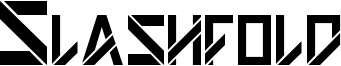 Slashfold Font