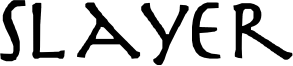 Slayer Font