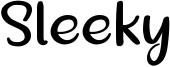 Sleeky Font