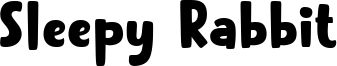 Sleepy Rabbit Font