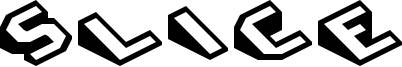 Slice Font