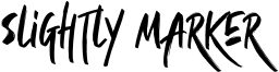 Slightly Marker Font