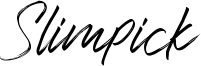 Slimpick Font