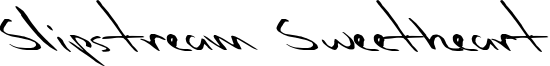 Slipstream Sweetheart Font