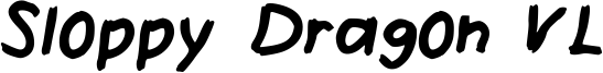 Sloppy Dragon VL Font
