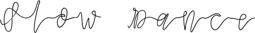 Slow Dance Font
