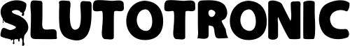 Slutotronic Font
