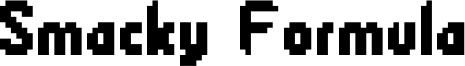 Smacky Formula Font