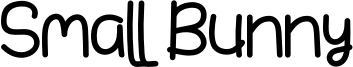 Small Bunny Font