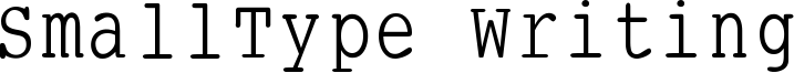 SmallTypeWriting.ttf