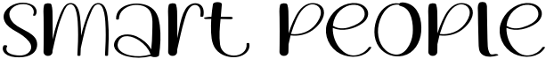 Smart People Font