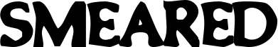 Smeared Font