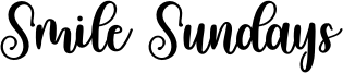 Smile Sundays Font