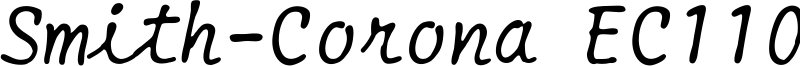 Smith-Corona EC1100 Script.ttf
