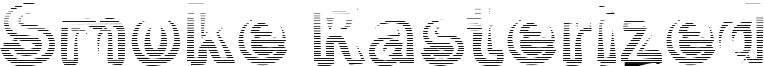 Smoke Rasterized Font