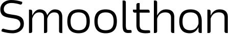 Smoolthan Thin.otf