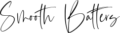 Smooth Batters Font