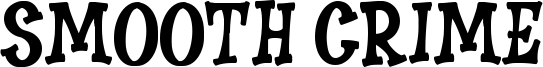 Smooth Crime Font