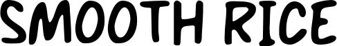 Smooth Rice Font