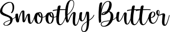 Smoothy Butter Font