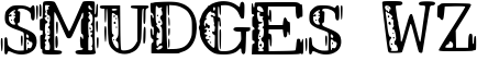 Smudges WZ Font