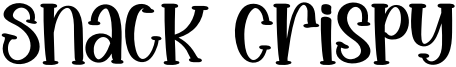 Snack Crispy Font