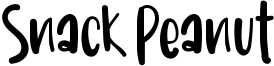 Snack Peanut Font