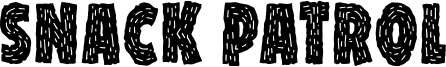 Snack Patrol Font