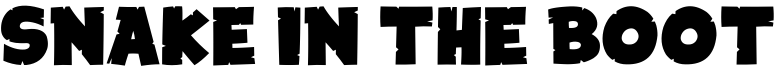 Snake in the Boot Font