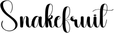 Snakefruit Font
