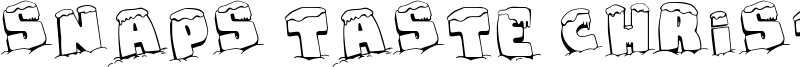 Snaps Taste Christmas Font