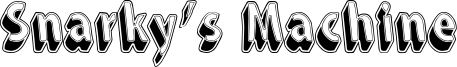 Snarky's Machine Font