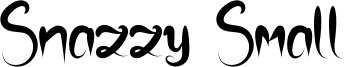 Snazzy Small Font