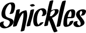 Snickles Font