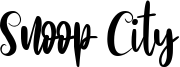 Snoop City Font