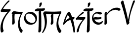 Snotmaster V Font