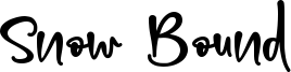 Snow Bound Font