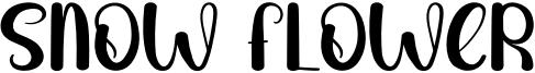 Snow Flower Font