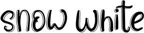 Snow White Font