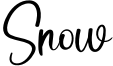 Snow Font