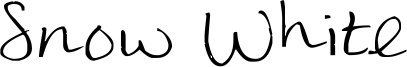 Snow White Font