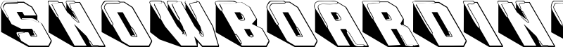 Snowboarding Font