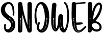 Snoweb Font