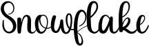 Snowflake Font