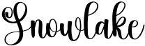 Snowlake Font