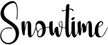 Snowtime Font