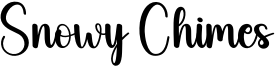 Snowy Chimes Font