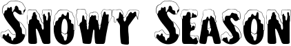 Snowy Season Font