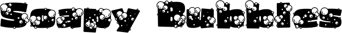 Soapy Bubbles Font