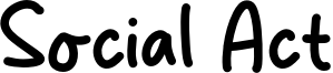 Social Act Font